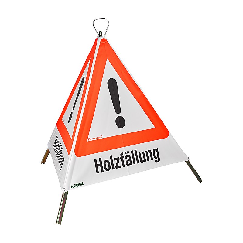 Faltsignal Holzfällung, Gewicht 2,3 kg
