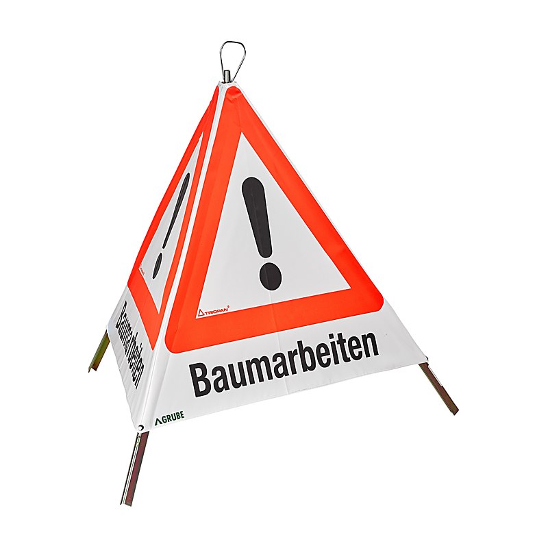 Faltsignal Baumarbeiten, Gewicht 5 kg