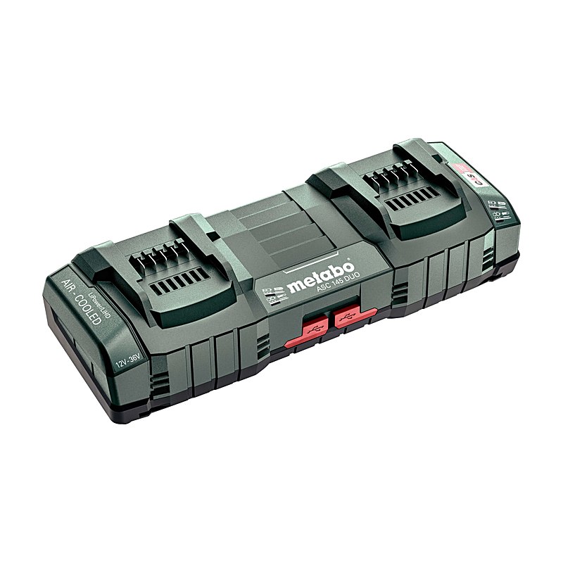 Metabo Doppel-Schnellladegerät ASC 145 Duo