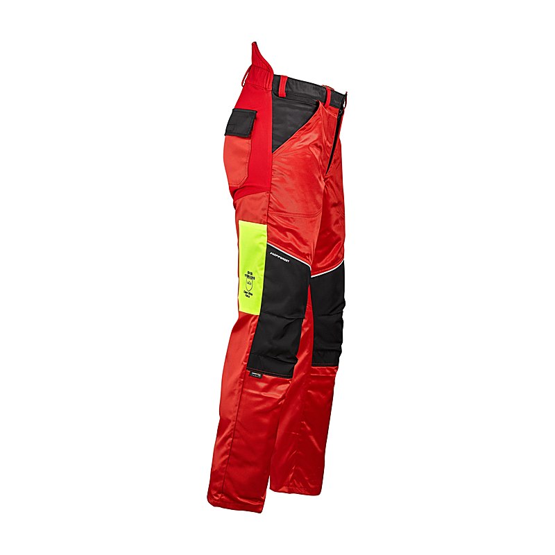 Profiforest Schnittschutz-Bundhose Basic, rot, Größe 3XL