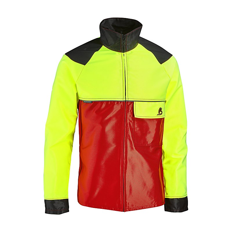 Profiforest Arbeitsjacke Basic, rot-gelb, Größe XL