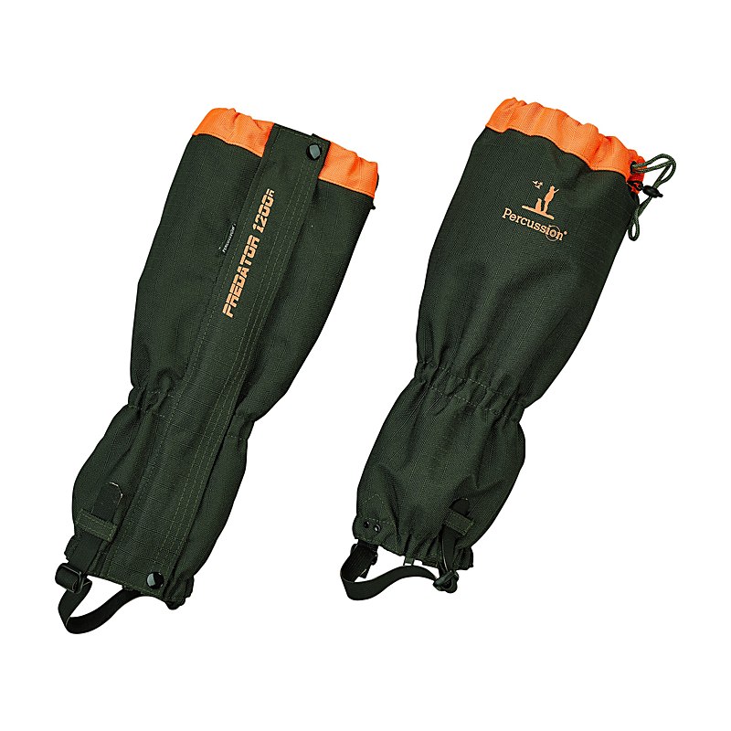 Percussion Gamaschen Predator R2, grün-orange, Größe one size