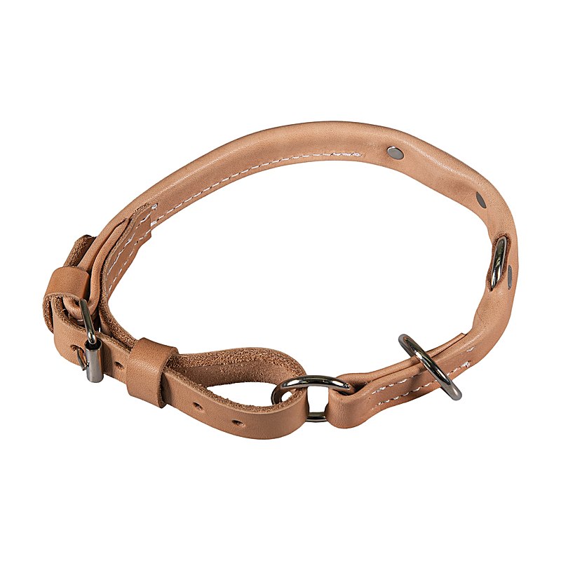 Leder-Zughalsband, Halsweite 35 cm