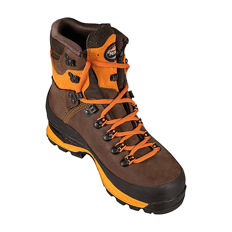 Meindl Trekkingstiefel Island MFS Active Rock, orange-braun, Größe 11