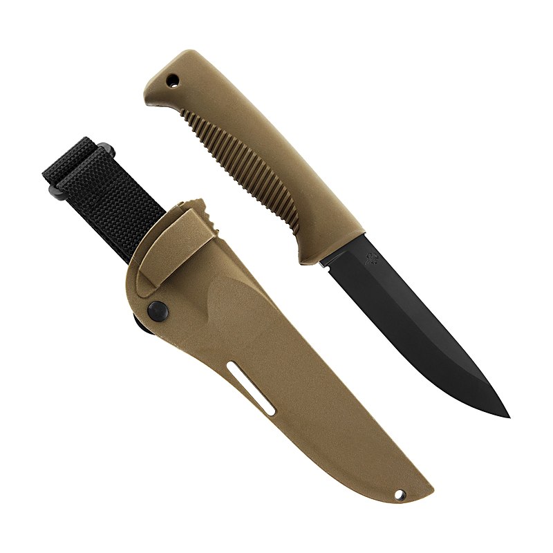 Peltonen Knives Outdoormesser M07 Ranger Puuko, coyote