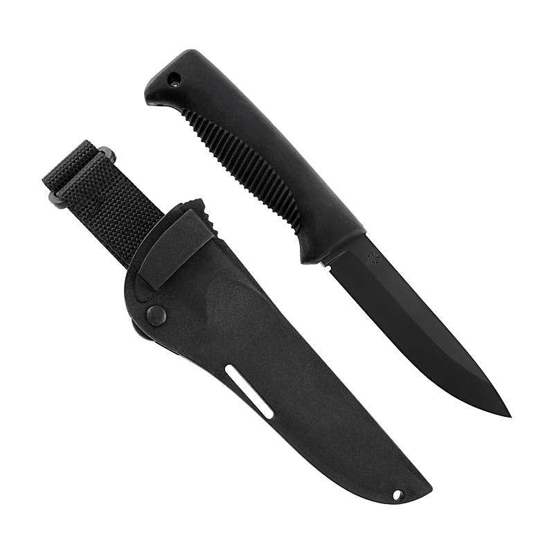 Peltonen Knives Outdoormesser M07 Ranger Puuko, schwarz
