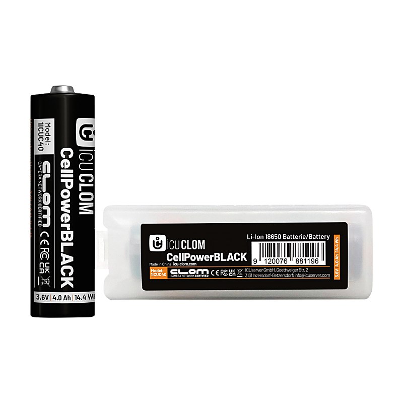 ICU Akku Clom CellPower Black
