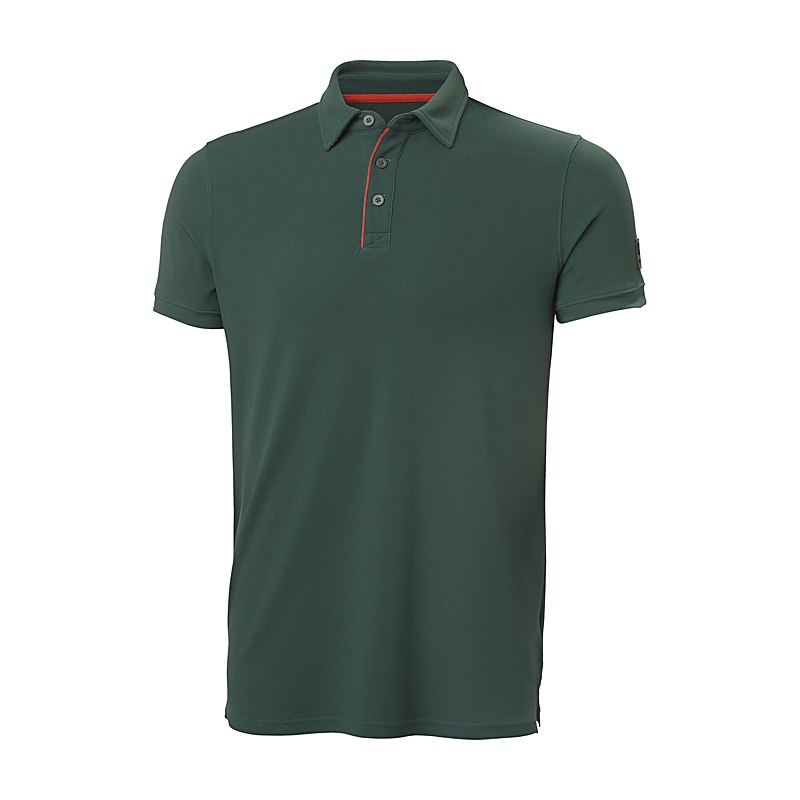 Helly Hansen Poloshirt Tech, darkest green, Größe 3XL