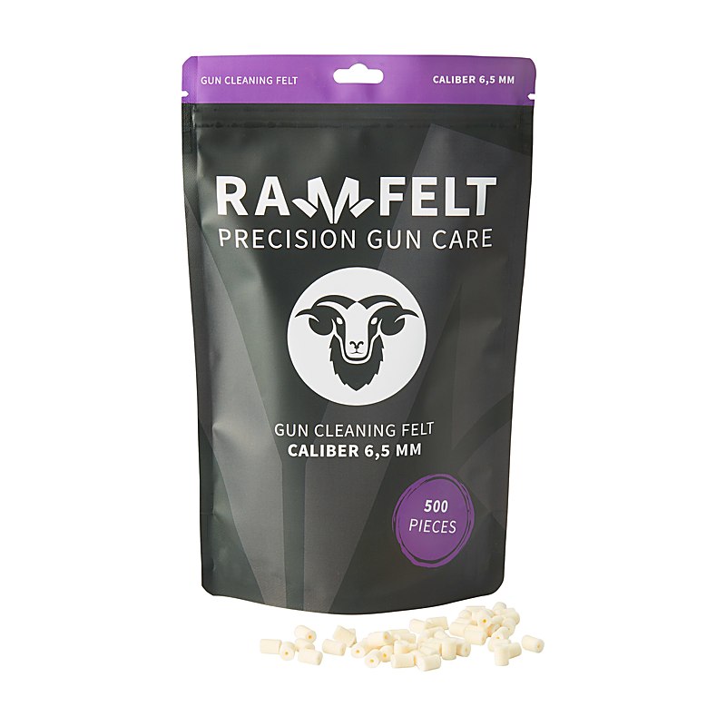 Ramfelt Laufreiniger für Büchsen, Kaliber 6,5 mm (.25), 500 Stück