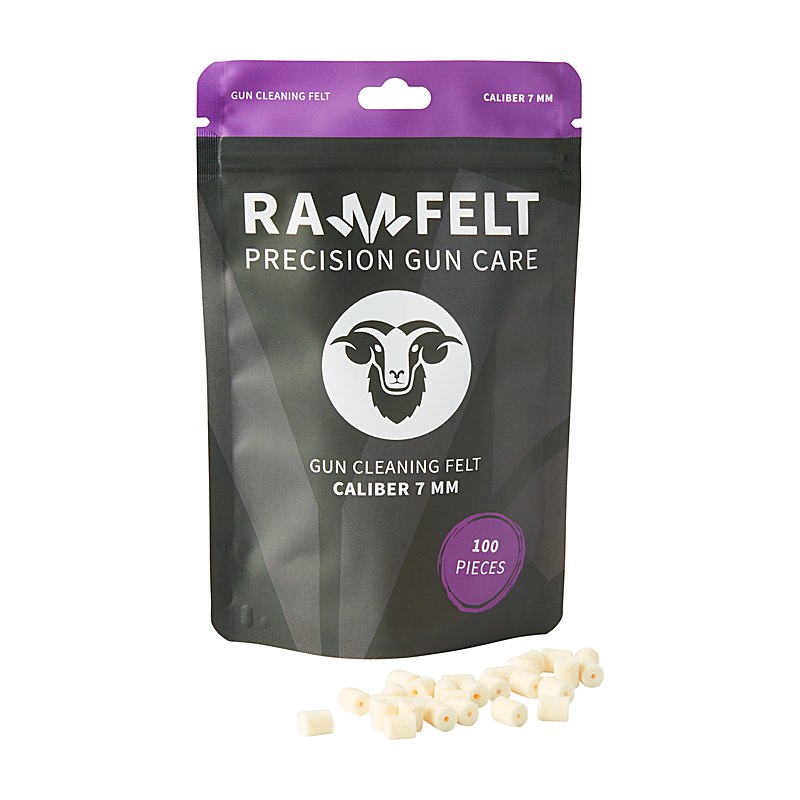 Ramfelt Laufreiniger für Büchsen, Kaliber 7 mm (.28), 100 Stück