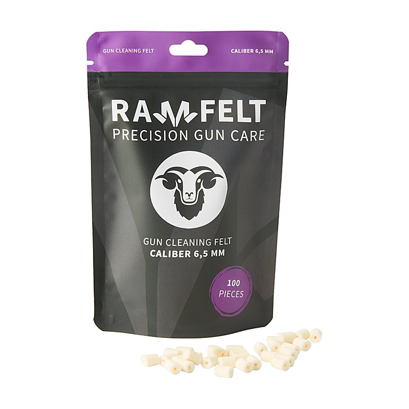 Ramfelt Laufreiniger für Büchsen, Kaliber 6,5 mm (.25), 100 Stück