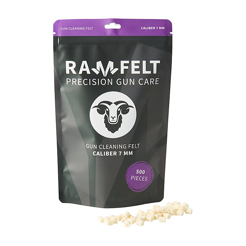 Ramfelt Laufreiniger für Büchsen, Kaliber 7 mm (.28), 500 Stück