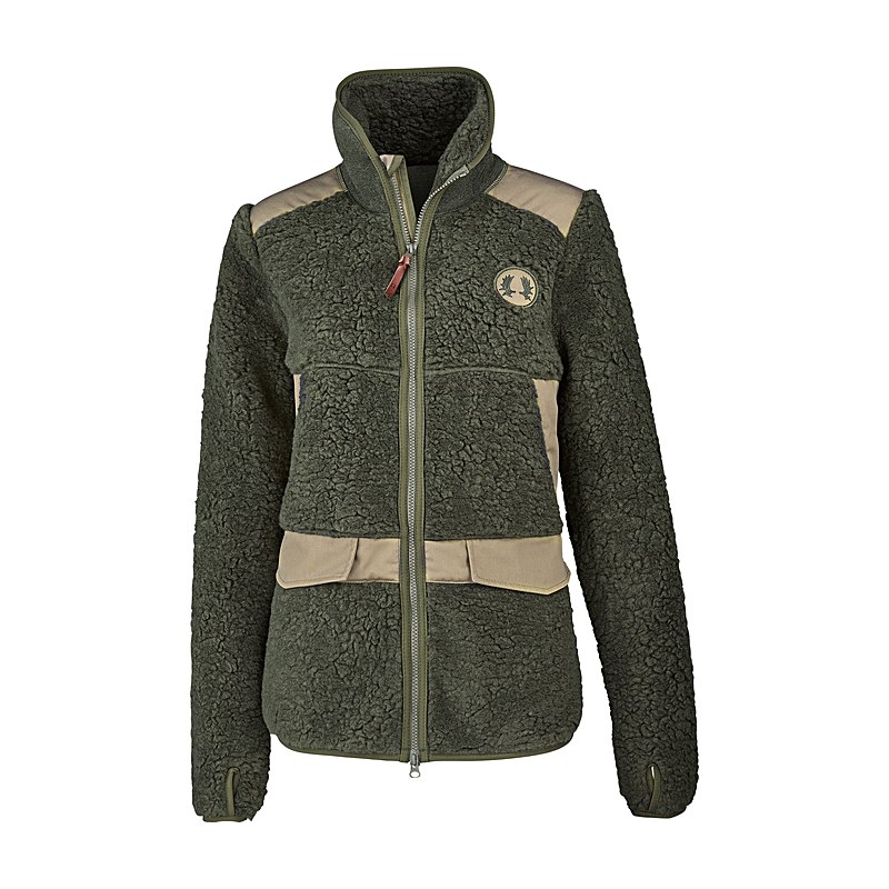 Nordforest Hunting Faserpelzjacke Alva, oliv-braun, Größe L