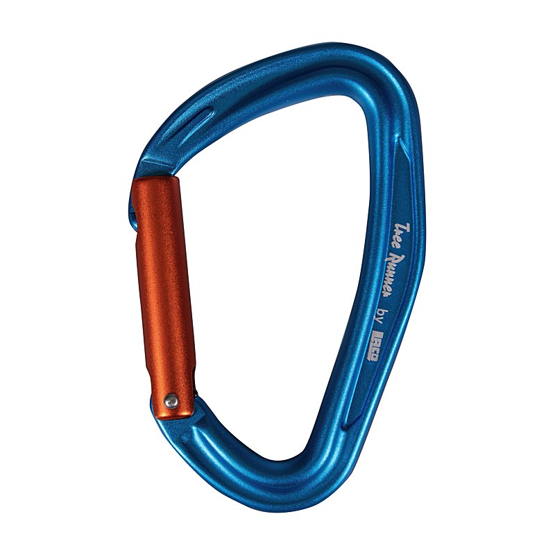 Tree Runner Karabiner Catch 2.0 Alu – EN 12275, blau-orange