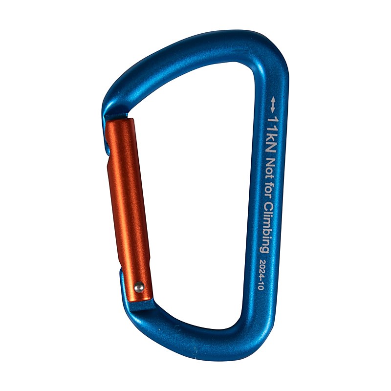 Tree Runner Materialkarabiner D80, blau-orange