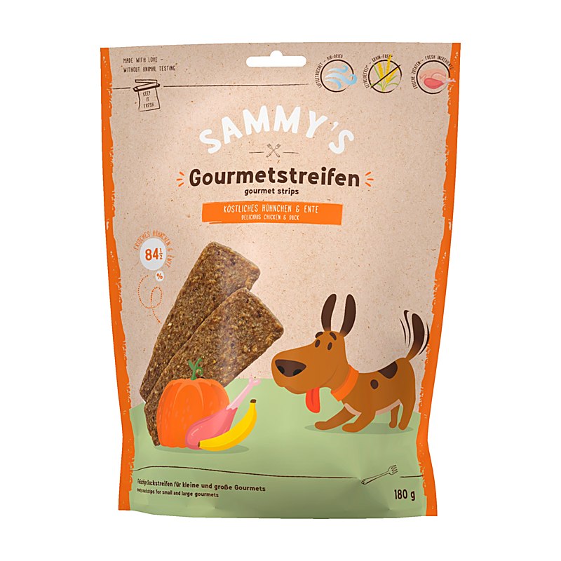 Sammy's Gourmetstreifen Hühnchen & Ente