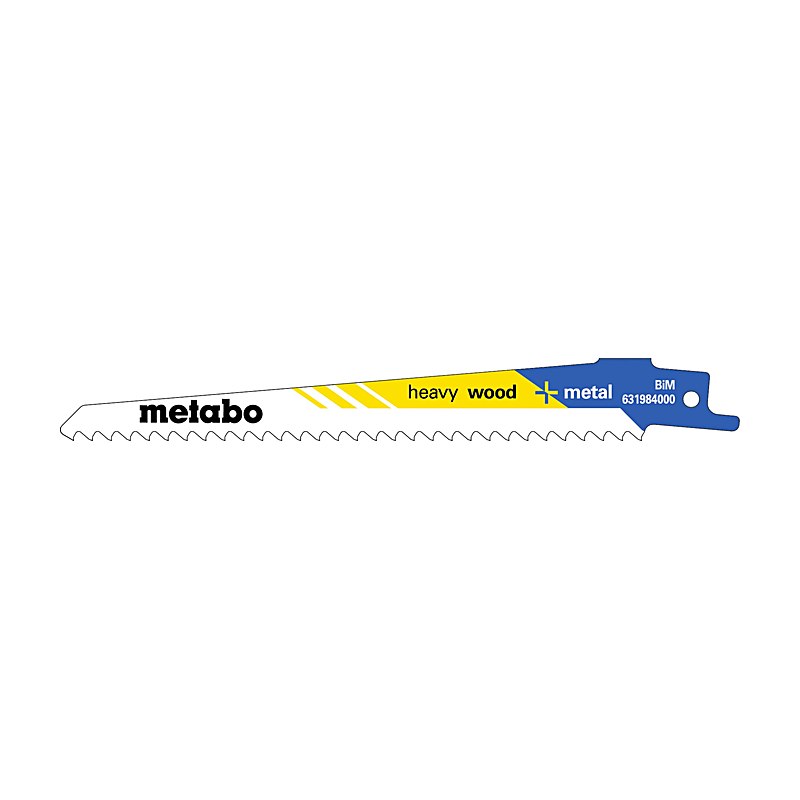 Metabo Säbelsägeblätter Heavy Wood + Metal 150 x 1,25 mm