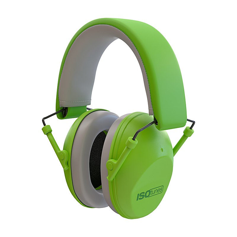 Isotunes Kinder-Gehörschutz Junior Defender, grün