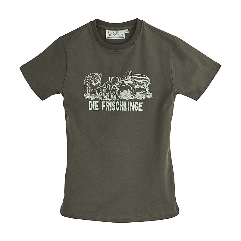 Hubertus T-Shirt Die Frischlinge, oliv, Größe 104