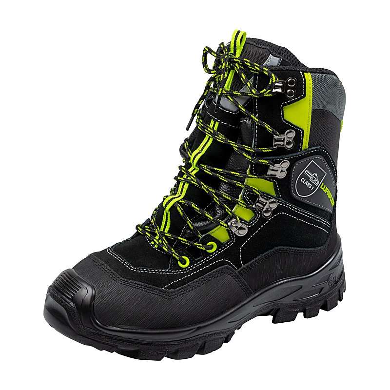 Lupriflex Schnittschutzstiefel Sportive Hunter Winter, schwarz-gelb, Größe 48