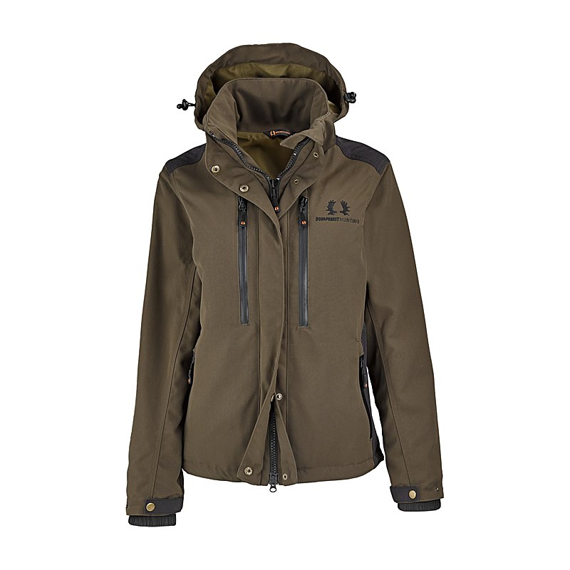 Nordforest Hunting Jacke Skadi, dark brownish green, Größe 4XL