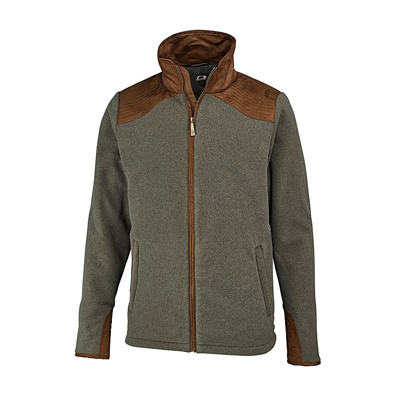 Baleno Fleecejacke Woodlands, mossgreen, Größe XXL