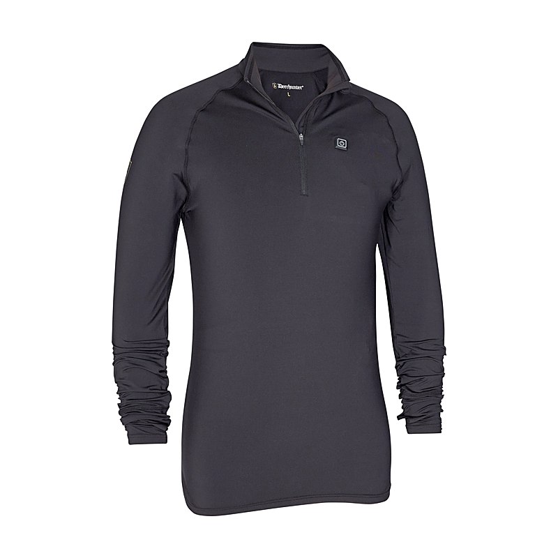 Deerhunter Beheizbares Unterhemd Heat, black, Größe 3XL