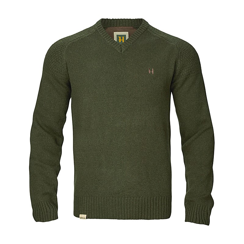 Härkila Pullover Vincent Merino V-Neck, rosin, Größe L