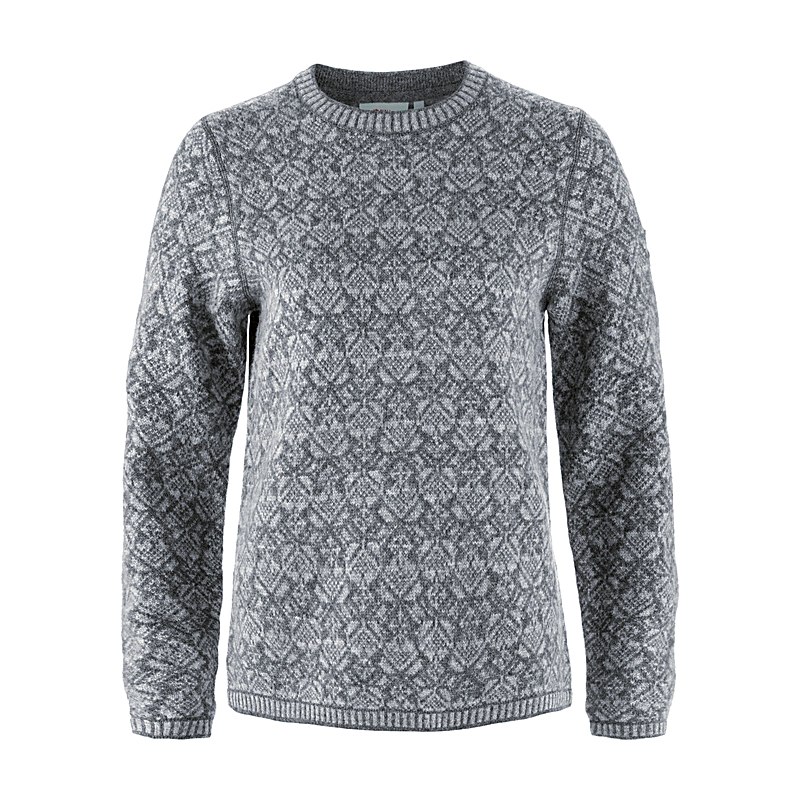 Fjällräven Pullover Snow Round Neck, grey, Größe S
