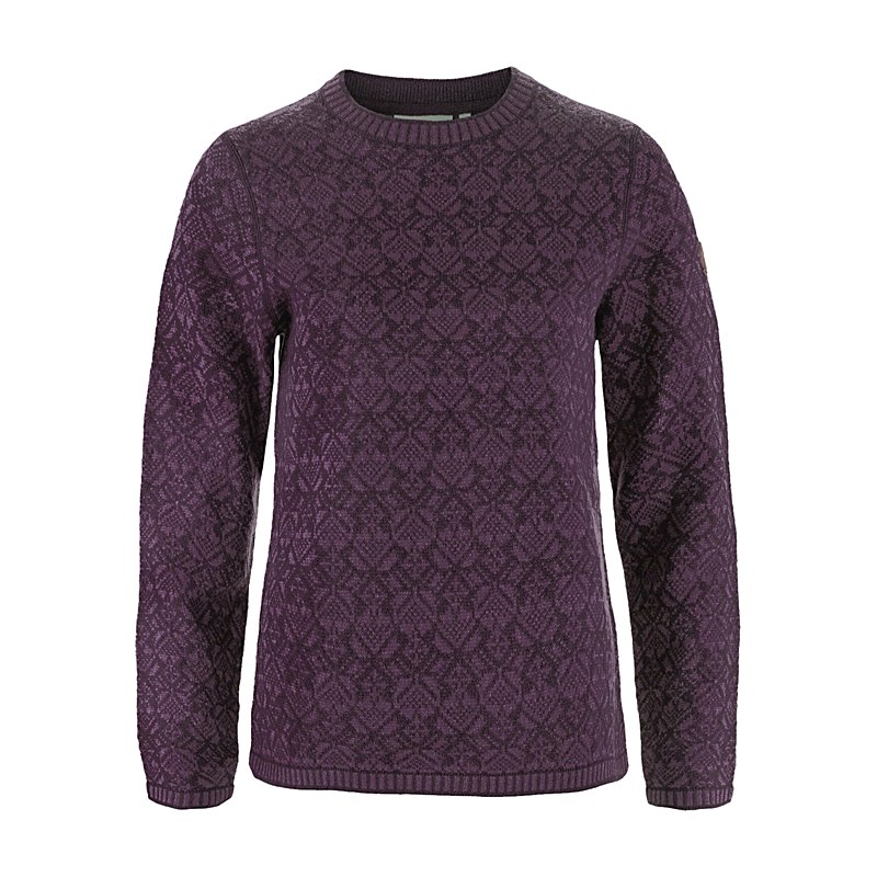Fjällräven Pullover Snow Round Neck, port, Größe L