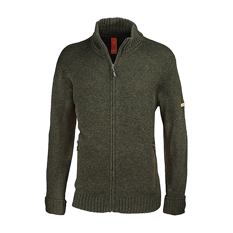 Hart Strickjacke Nevis-FZ, grün, Größe XL