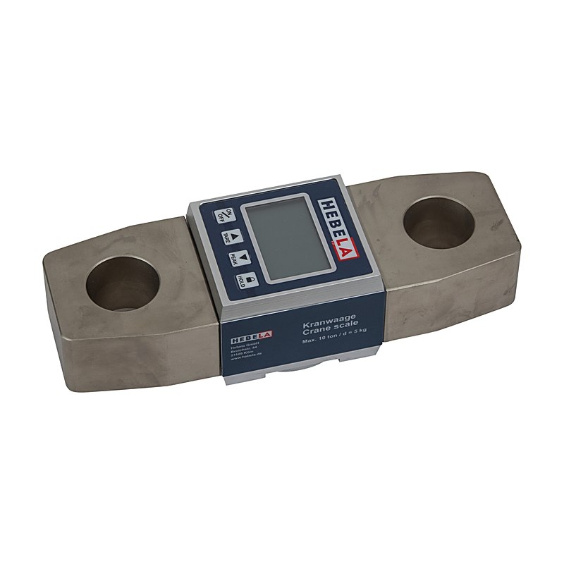 Dynamometer Zugkraftmessgerät für Seile, Tragkraft 10 t