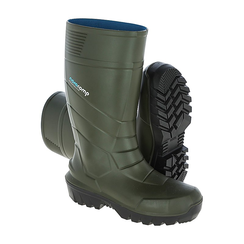 Nora Sicherheits-Gummistiefel Noracomp S5, oliv, Größe 44