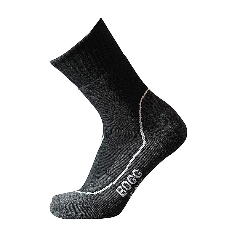 Bogg Trekkingsocken Merino Heavy, schwarz, Größe 47/49