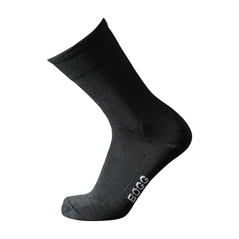 Bogg Trekkingsocken Merino Light, schwarz, Größe 43/46