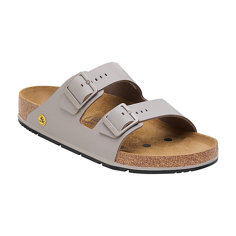 Birkenstock Sandalen Arizona ESD Pro, gunmetal, Größe 39