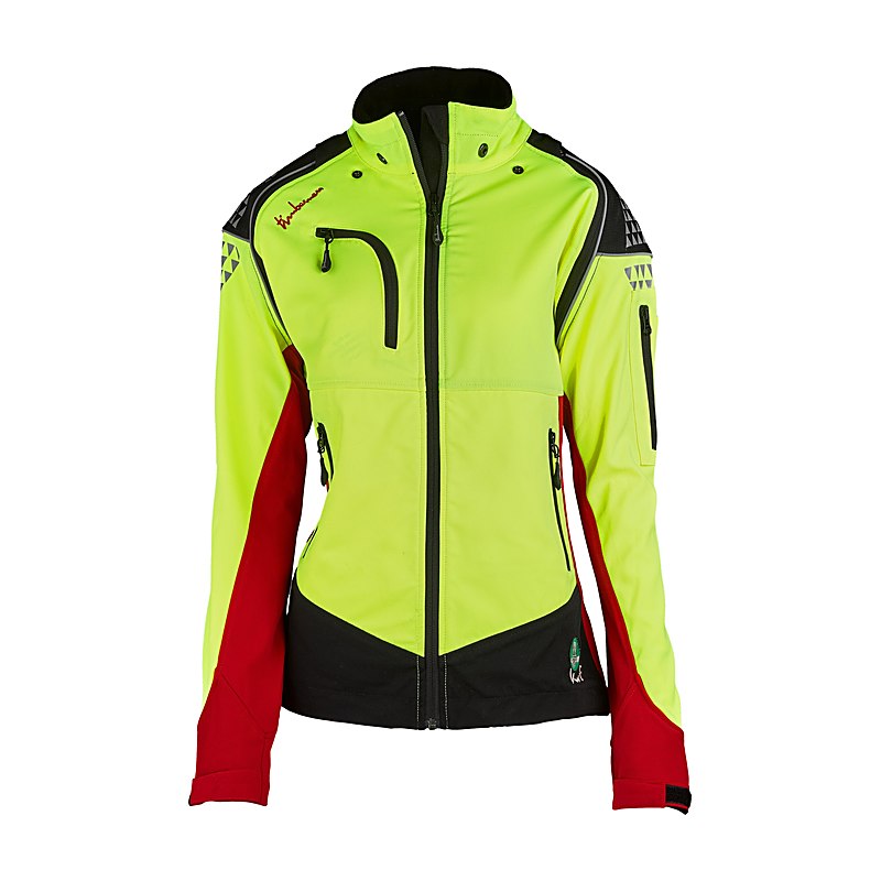 Timbermen Forstjacke Allround Lady, rot-gelb, Größe S