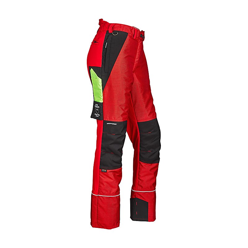 Profiforest Stretch-Schnittschutz-Bundhose Extreme für Damen, rot, Größe M