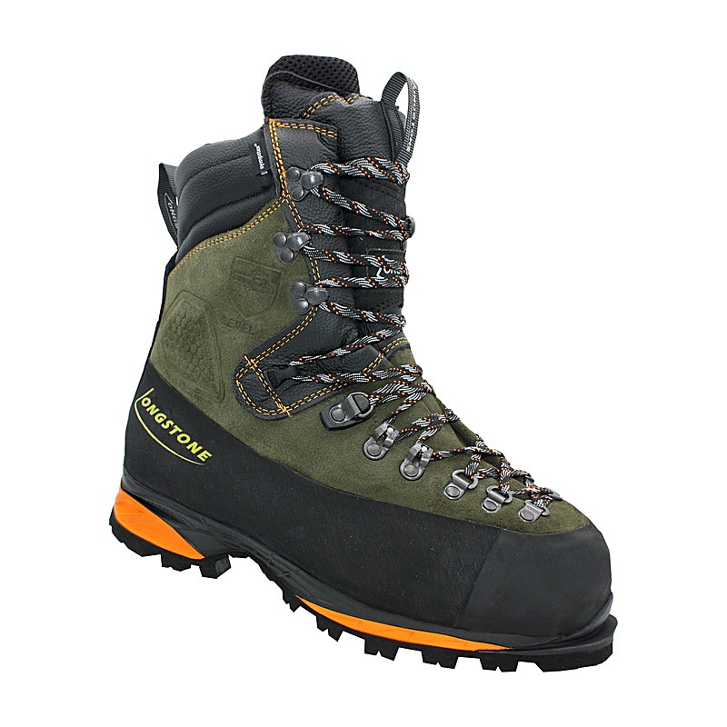 Longstone Schnittschutzstiefel Cervino Green, cervino green, Größe 46