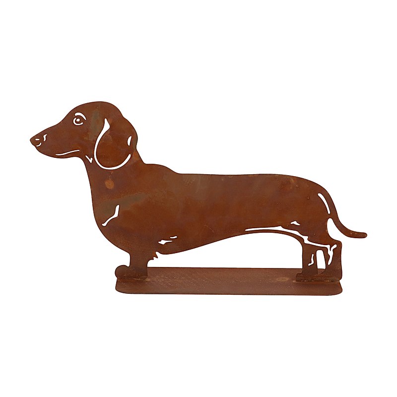 Rostfigur Dackel