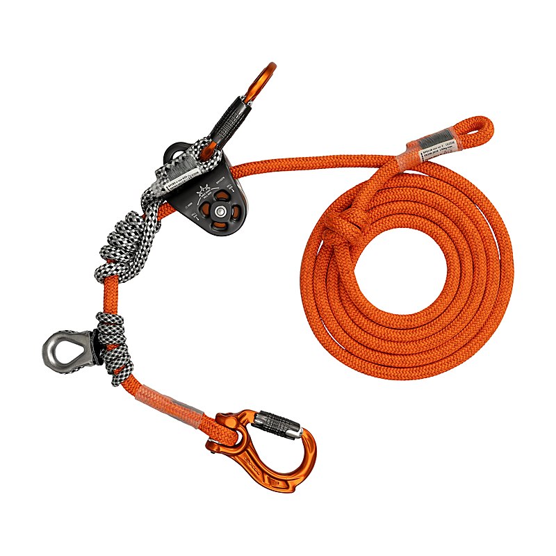 DMM Halteseil Nomad+ 11,8 mm, mango, 7 m