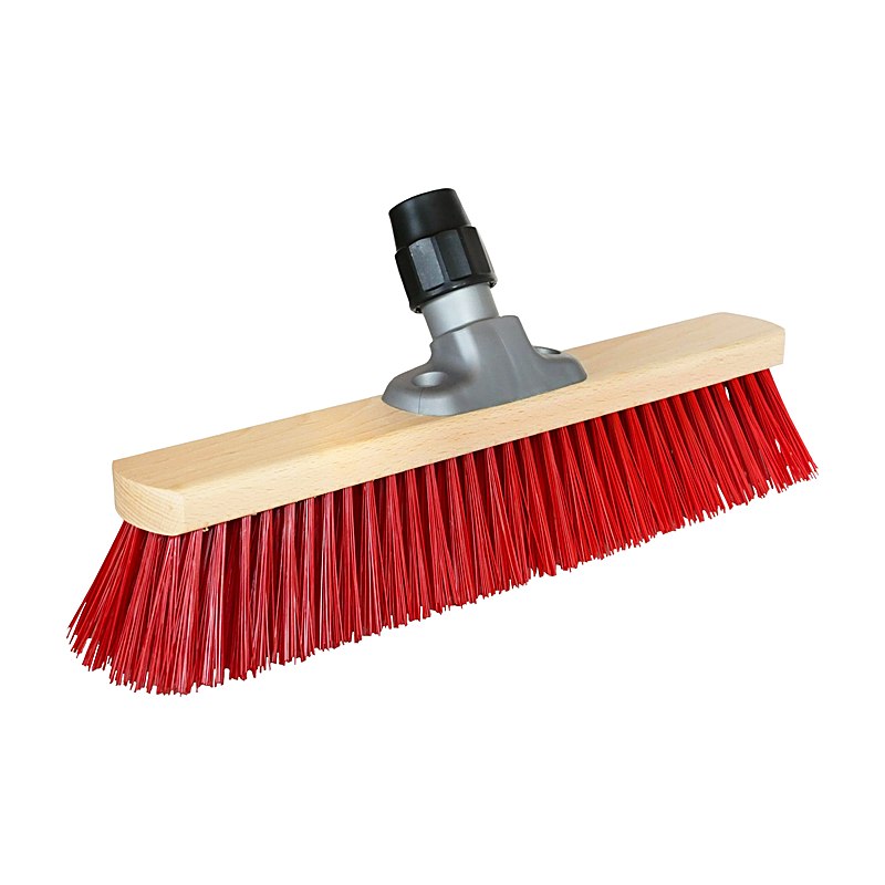 Georgi Outdoor-Besen Elaston mit Universalstielhalter, Breite 40 cm