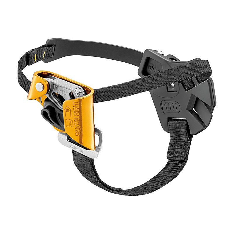 Petzl Fußsteigklemme Pantin Click, gelb