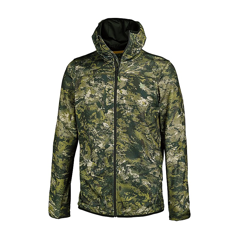 Seeland Fleecejacke Power Camo, InVis green, Größe M