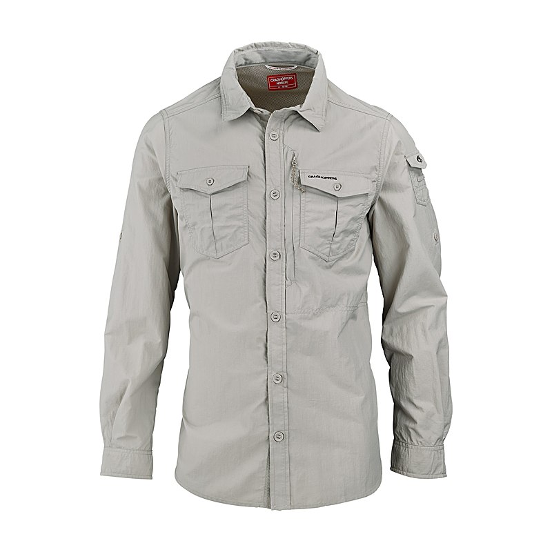 Craghoppers NosiLife Adventure LS Shirt III Heren (Maat - XXL, Kleur - Parchment)