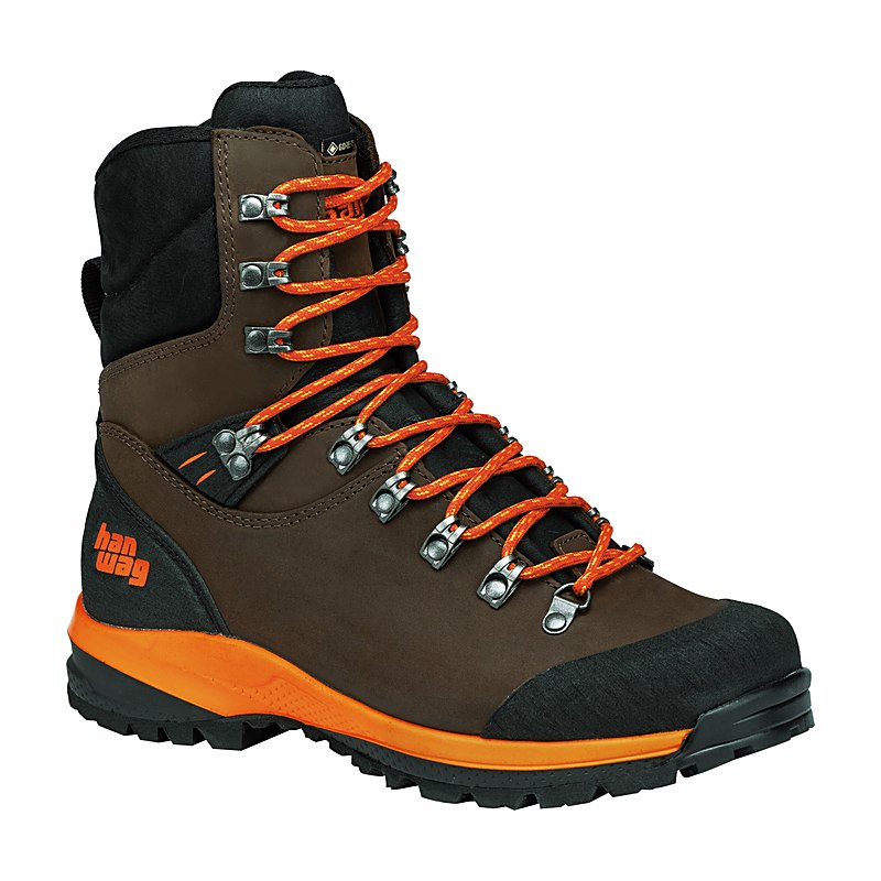 Hanwag Jagdstiefel Kalixfors Mid SF Extra GTX, brown-orange, Größe 7