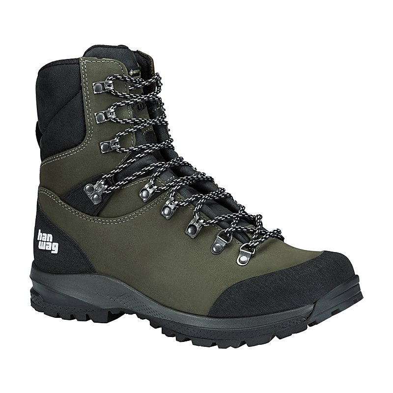 Hanwag Jagdstiefel Kalixfors Mid SF Extra GTX, sepia-asphalt, Größe 10
