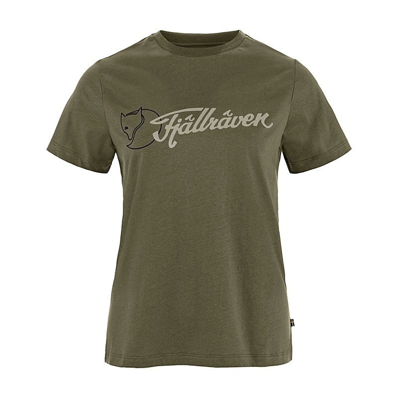 Fjällräven T-Shirt Archive Logo, green, Größe S