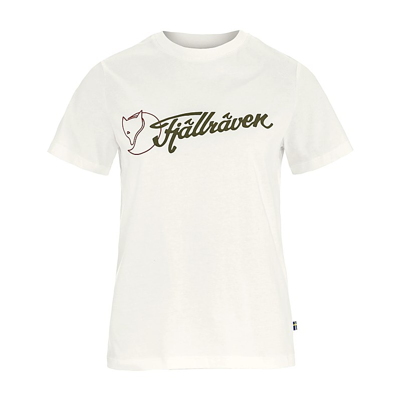 Fjällräven T-Shirt Archive Logo, eggshell, Größe XS
