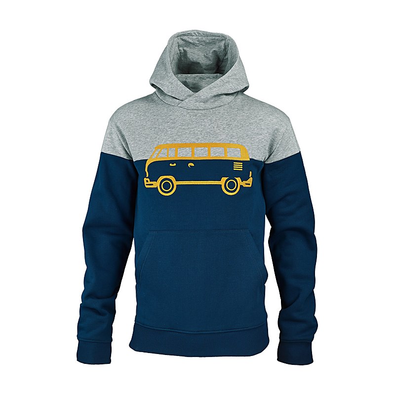 Wheeldom Hoodie Lovelingsteil, darknavy-greymelange, Größe S